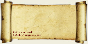 Miljana Rakezić vizit kartica